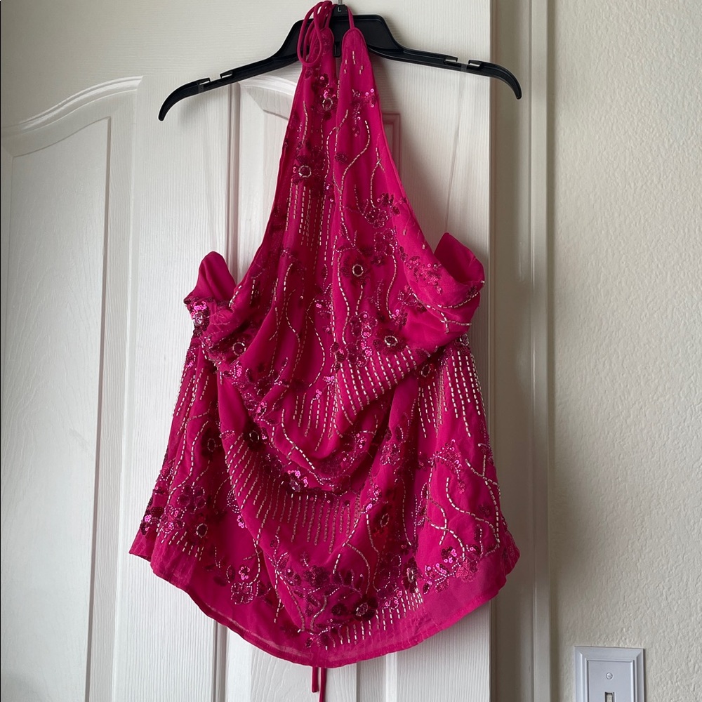 Peppermayo Pink Beaded Dress